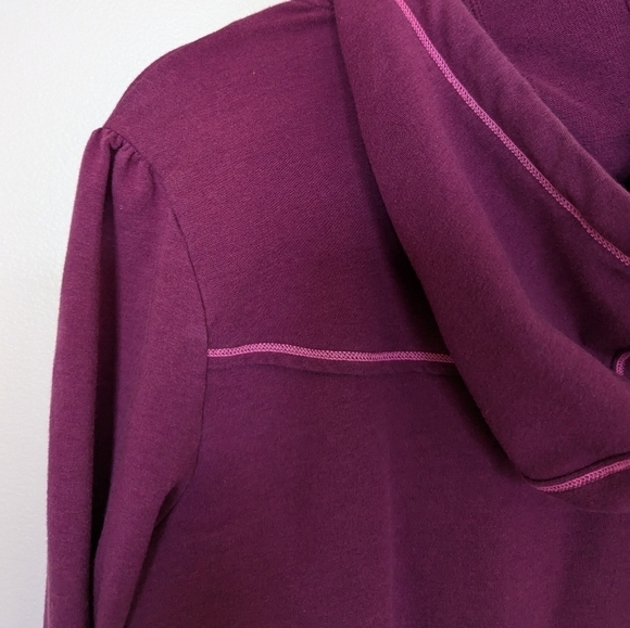 Athleta Sphinx pink long line hoodie sz M - Picture 6 of 9